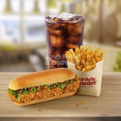 chicken hot dog perrito caliente en menú