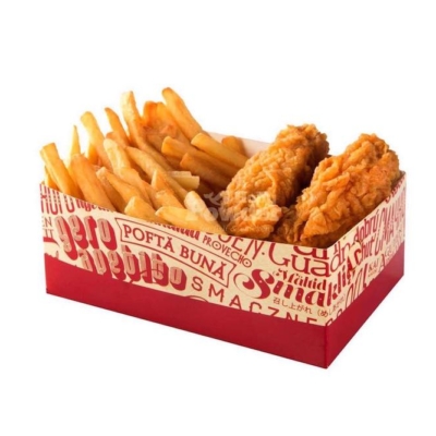 caja con alitas picantes