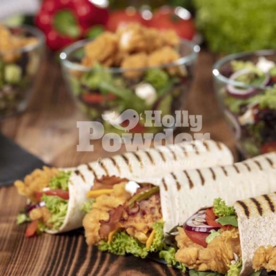 wraps con pollo estilo kfc