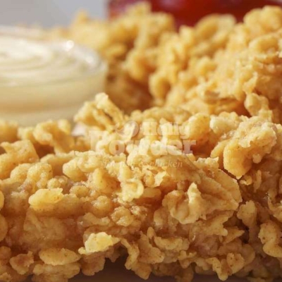 rebozado con copos con el de kfc