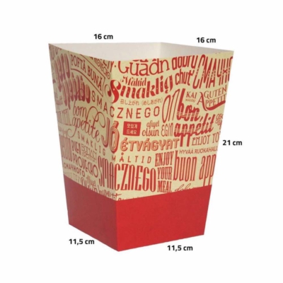 Recipiente gastronómico-cubo