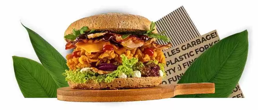 Burger mit chnusprigem Pouletfilet